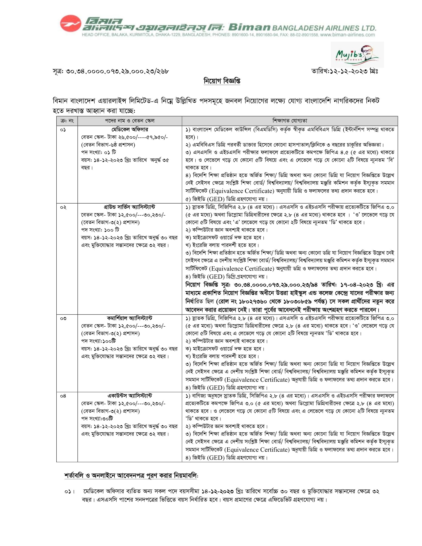 Biman-Bangladesh-Airlines-Job-Circular-2024